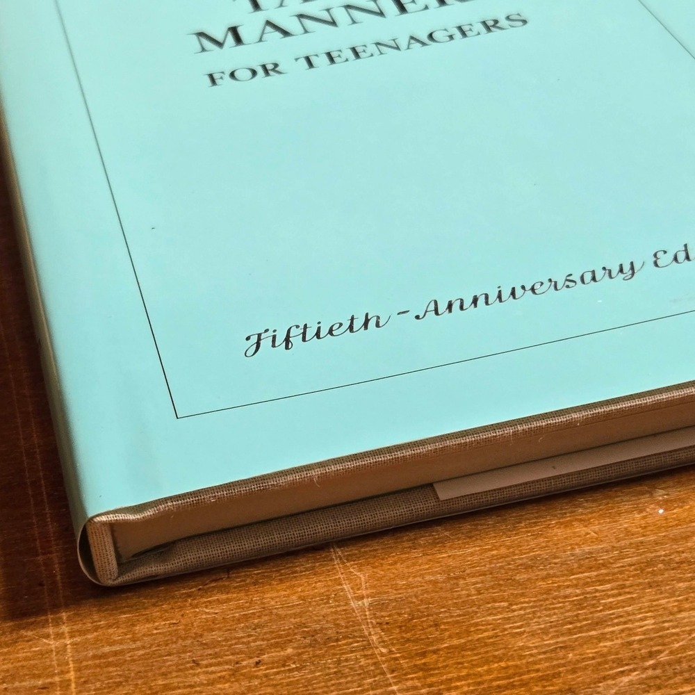 Tiffany & Co Table Manners for Teenagers 50th Anniversary Edition Hardcover Book - Picture 2 of 6